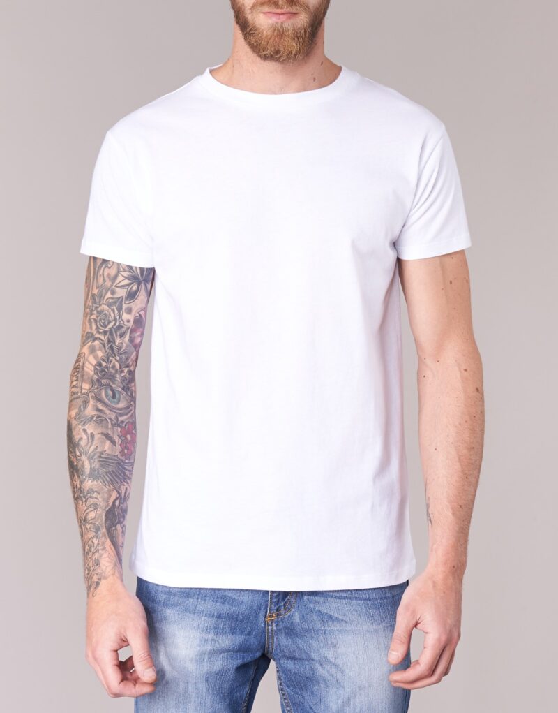 T-shirt blanc BOTD ESTOILA pour homme, manches courtes - 4