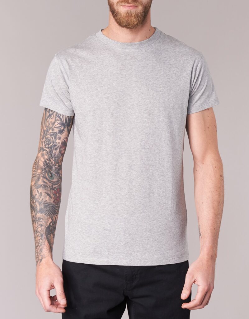 T-shirt gris BOTD ESTOILA pour homme, manches courtes - 4