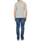 T-shirt gris BOTD ESTOILA pour homme, manches courtes - 7