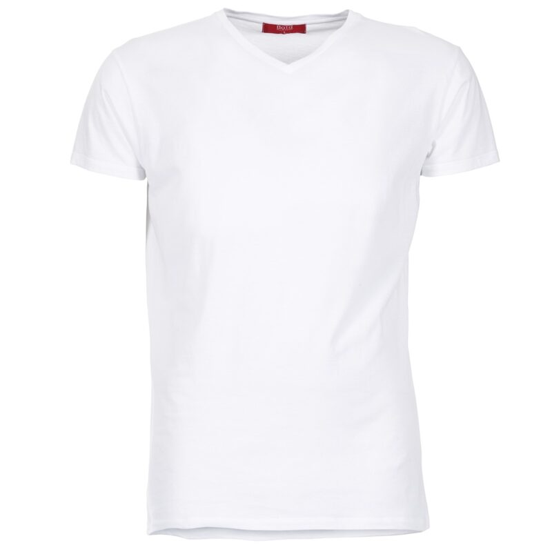 T-shirt blanc BOTD ECALORA &agrave; manches courtes pour homme - 1