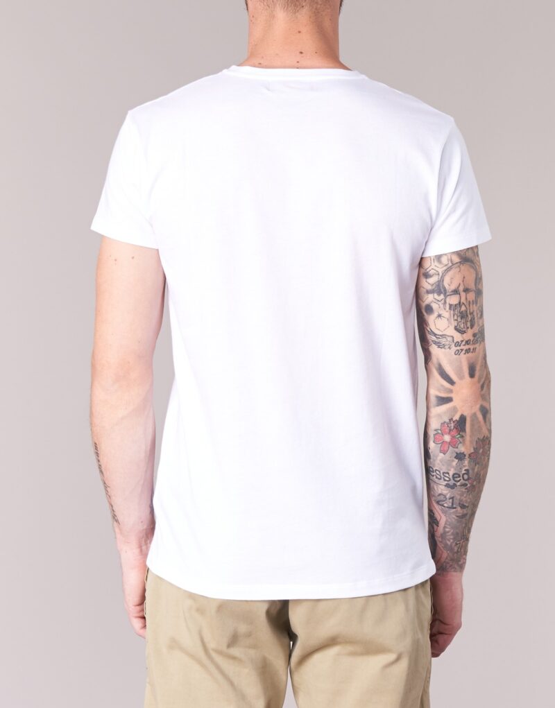 T-shirt blanc BOTD ECALORA &agrave; manches courtes pour homme - 5