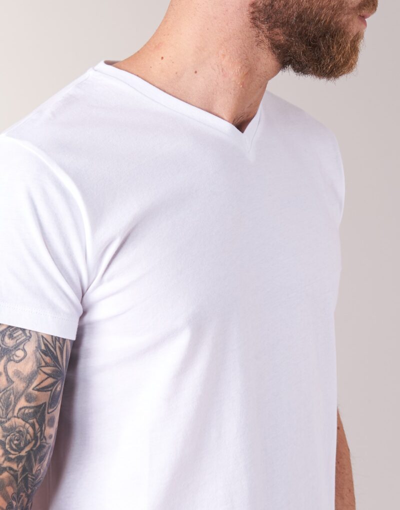 T-shirt blanc BOTD ECALORA &agrave; manches courtes pour homme - 6