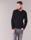 T-shirts &agrave; manches longues noirs BOTD ETUNAMA pour hommes - 2