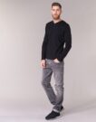 T-shirts &agrave; manches longues noirs BOTD ETUNAMA pour hommes - 3