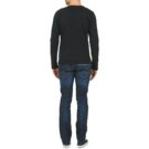 T-shirts &agrave; manches longues noirs BOTD ETUNAMA pour hommes - 7