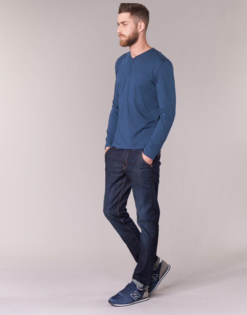 T-shirts &agrave; manches longues BOTD ETUNAMA Marine T-shirts &agrave; manches longues Homme - 3