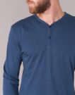T-shirts &agrave; manches longues BOTD ETUNAMA Marine T-shirts &agrave; manches longues Homme - 6