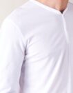 T-shirts &agrave; manches longues BOTD ETUNAMA Blanc T-shirts &agrave; manches longues Homme - 6
