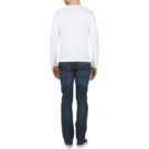 T-shirts &agrave; manches longues BOTD ETUNAMA Blanc T-shirts &agrave; manches longues Homme - 7
