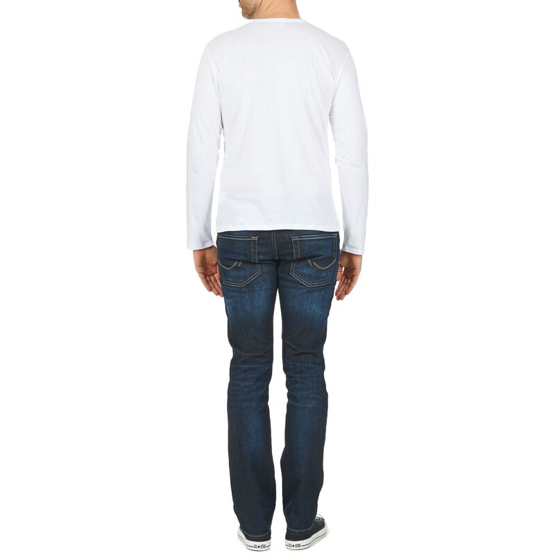 T-shirts &agrave; manches longues BOTD ETUNAMA Blanc T-shirts &agrave; manches longues Homme - 7