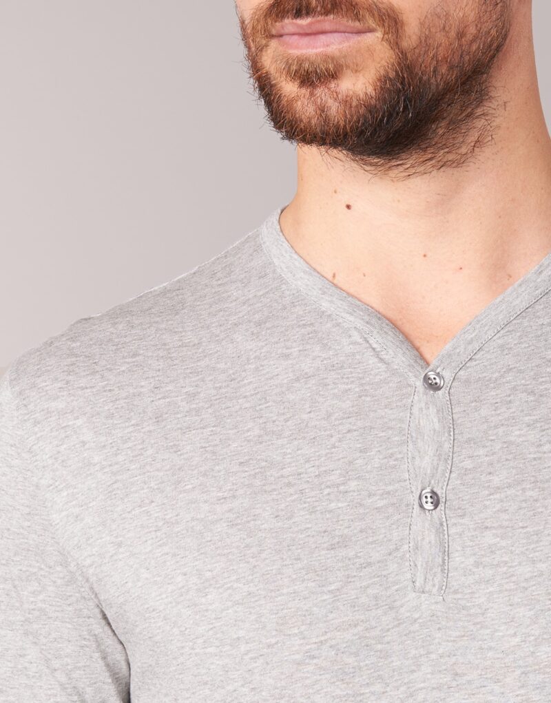 T-shirts &agrave; manches longues BOTD ETUNAMA Gris T-shirts &agrave; manches longues Homme - 6