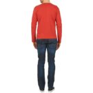 T-shirts &agrave; manches longues rouges BOTD ETUNAMA pour hommes - 7
