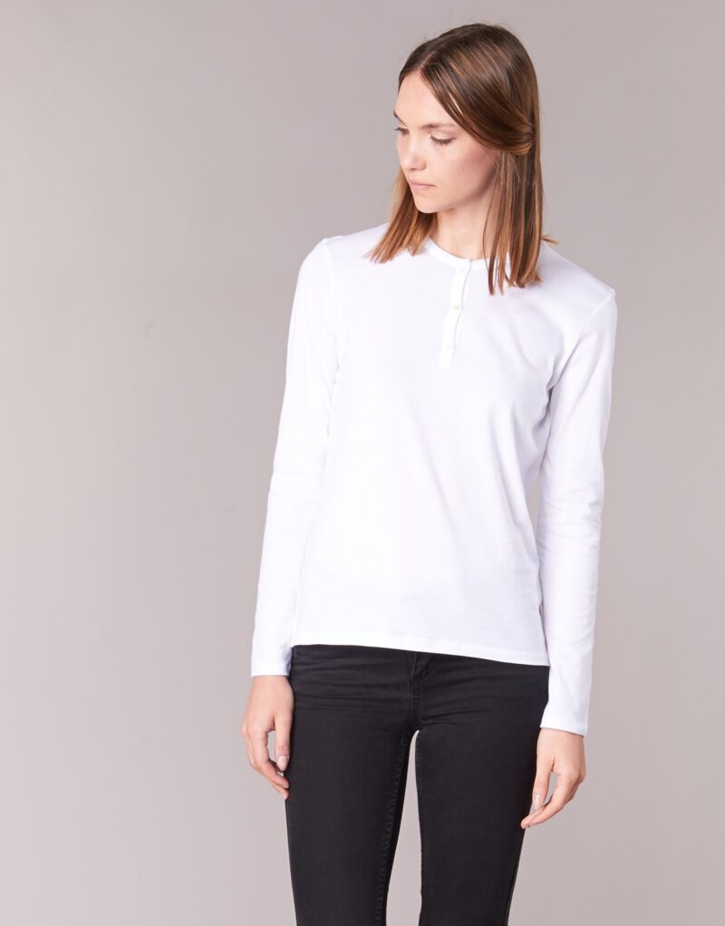 T-shirts a maniche lunghe  BOTD  EBISCOL  Bianco T-shirts a maniche lunghe Donna - 2