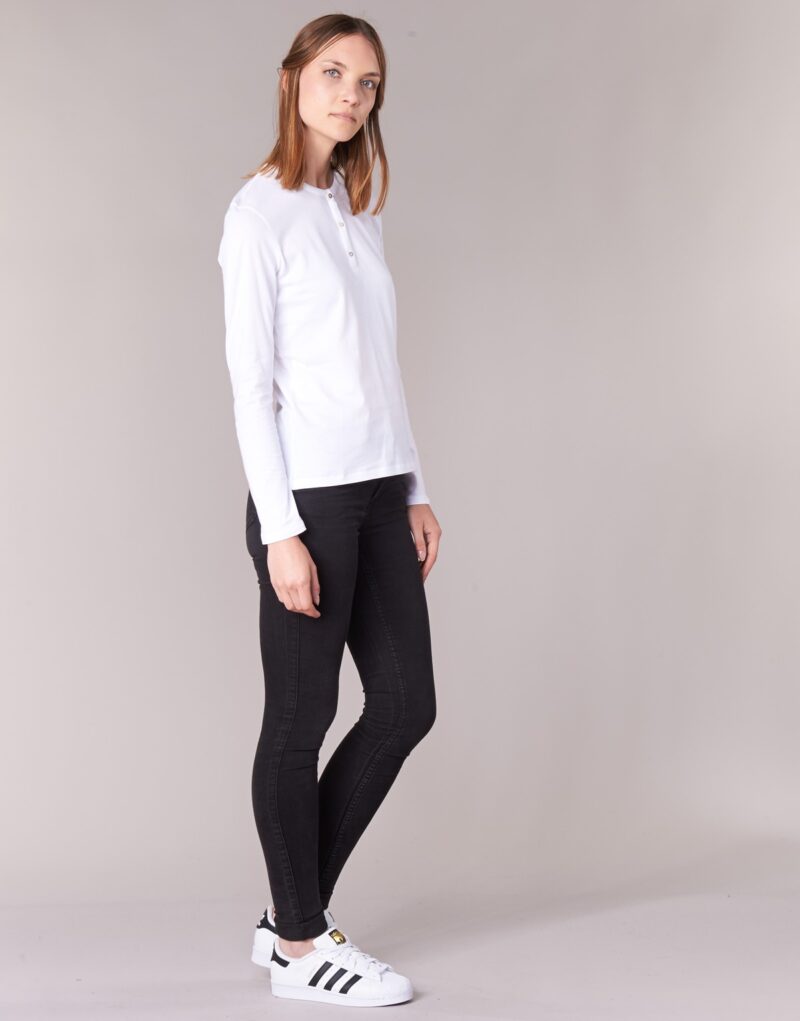 T-shirts a maniche lunghe  BOTD  EBISCOL  Bianco T-shirts a maniche lunghe Donna - 3