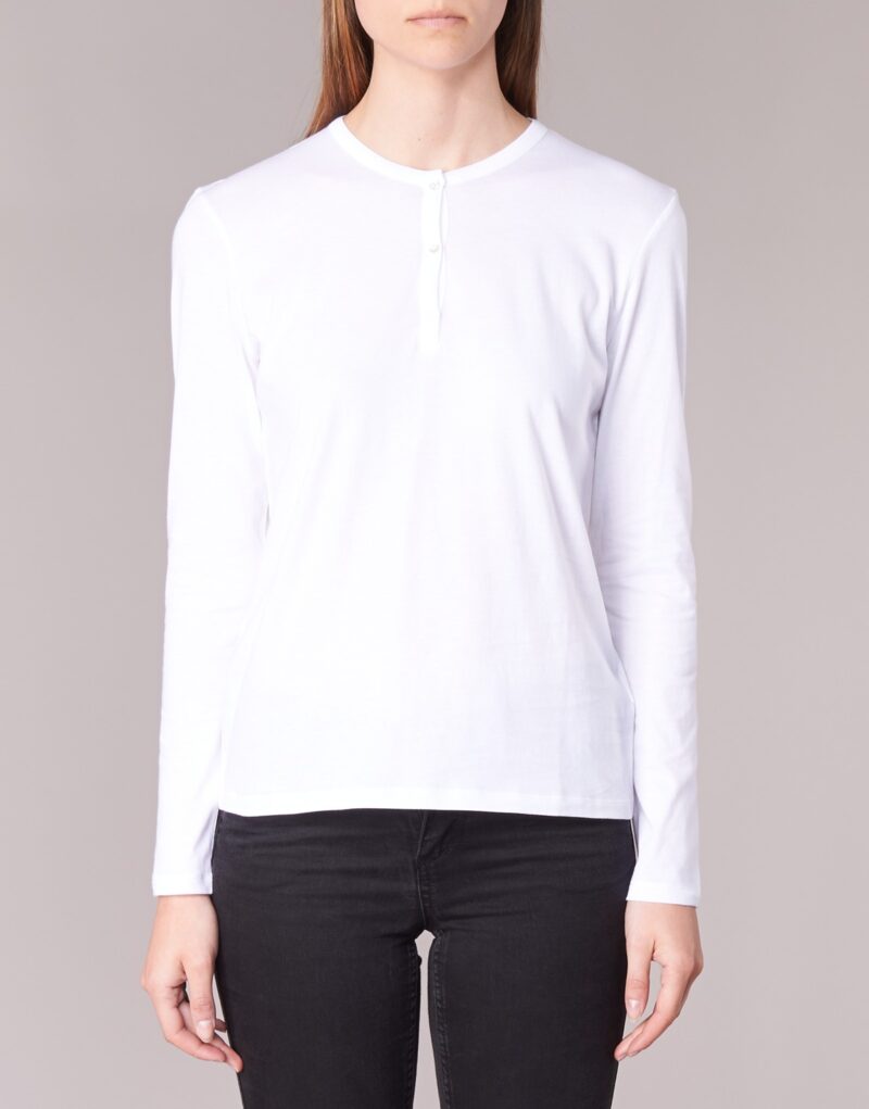 T-shirts a maniche lunghe  BOTD  EBISCOL  Bianco T-shirts a maniche lunghe Donna - 4