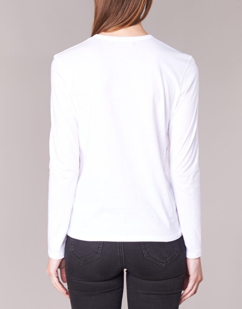 T-shirts a maniche lunghe  BOTD  EBISCOL  Bianco T-shirts a maniche lunghe Donna - 5