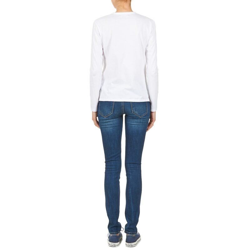 T-shirts a maniche lunghe  BOTD  EBISCOL  Bianco T-shirts a maniche lunghe Donna - 7