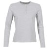 T-shirts a maniche lunghe  BOTD  EBISCOL  Grigio T-shirts a maniche lunghe Donna