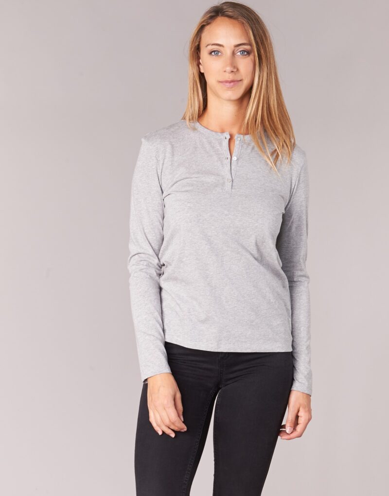 T-shirts a maniche lunghe  BOTD  EBISCOL  Grigio T-shirts a maniche lunghe Donna - 2