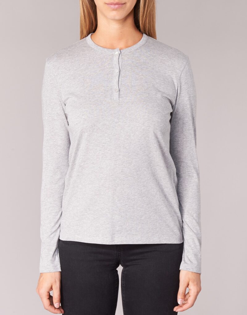 T-shirts a maniche lunghe  BOTD  EBISCOL  Grigio T-shirts a maniche lunghe Donna - 4