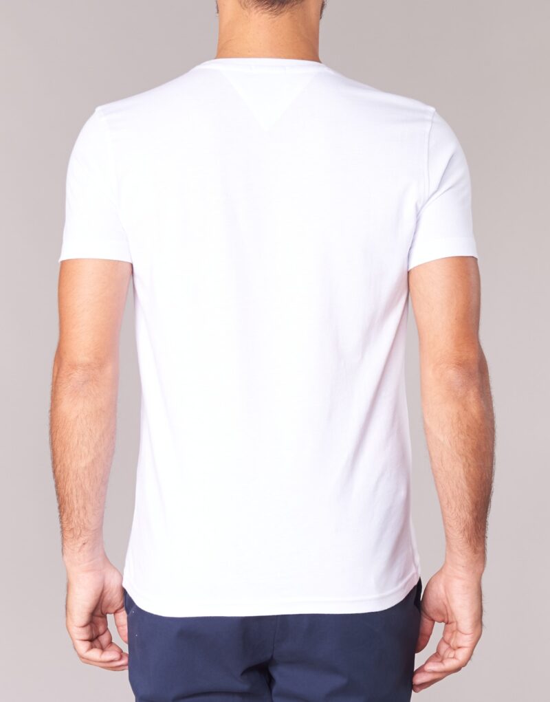 T-shirt  Tommy Jeans  OFLEKI  Bianco T-shirt maniche corte Uomo - 5