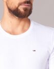 T-shirt  Tommy Jeans  OFLEKI  Bianco T-shirt maniche corte Uomo - 6