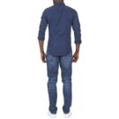 Camicia a maniche lunghe Tommy Jeans TJM ORIGINAL STRETCH SHIRT Blu Camicie a maniche lunghe Uomo - 7