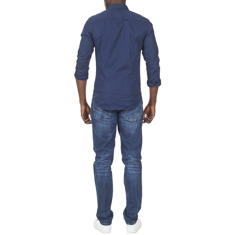 Camicia a maniche lunghe Tommy Jeans TJM ORIGINAL STRETCH SHIRT Blu Camicie a maniche lunghe Uomo - 7