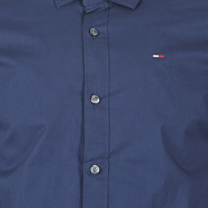 Camicia a maniche lunghe Tommy Jeans TJM ORIGINAL STRETCH SHIRT Blu Camicie a maniche lunghe Uomo - 8