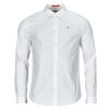 Camicia a maniche lunghe Tommy Jeans TJM ORIGINAL STRETCH SHIRT Bianco Camicie a maniche lunghe Uomo