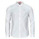 Camicia a maniche lunghe Tommy Jeans TJM ORIGINAL STRETCH SHIRT Bianco Camicie a maniche lunghe Uomo - 1