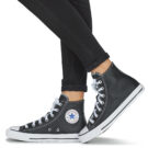 Converse  Chuck Taylor All Star CORE LEATHER HI  Nero Sneakers alte Uomo - 8