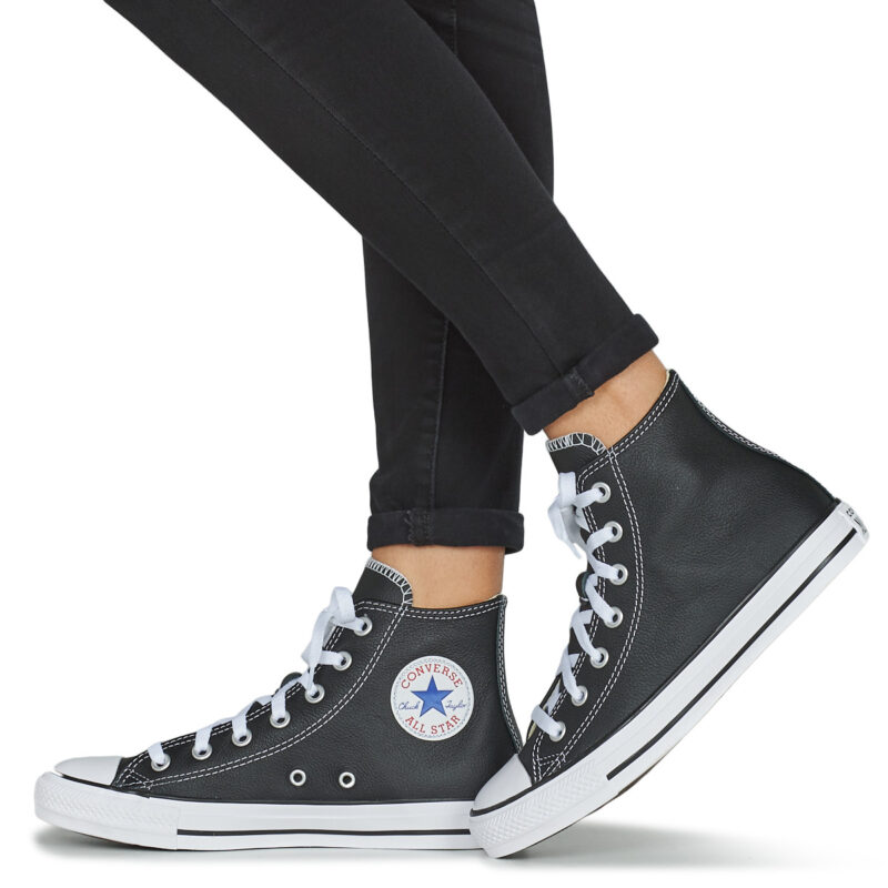 Converse  Chuck Taylor All Star CORE LEATHER HI  Nero Sneakers alte Uomo - 8