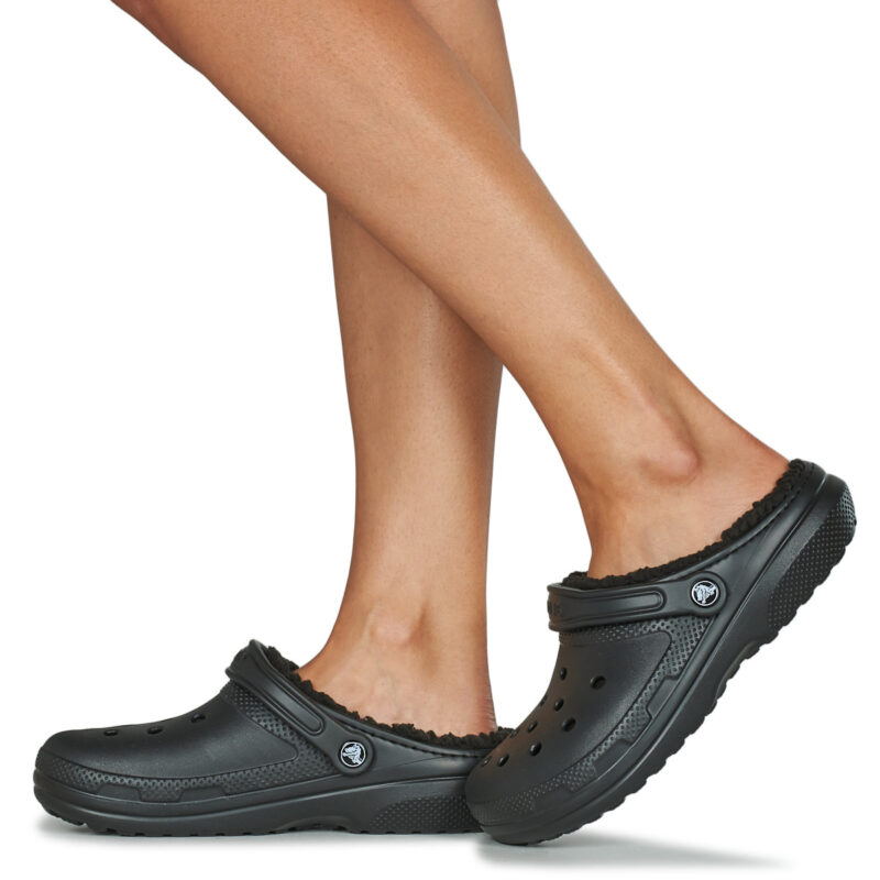 Crocs CLASSIC LINED CLOG Nero Zoccoli Donna - 8