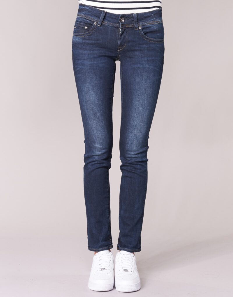 Jeans G-Star Raw MIDGE SADDLE MID STRAIGHT Blu Jeans Donna - 4