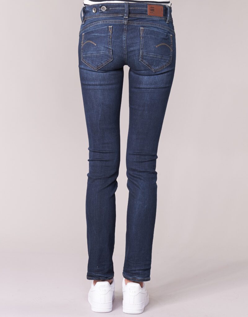 Jeans G-Star Raw MIDGE SADDLE MID STRAIGHT Blu Jeans Donna - 5