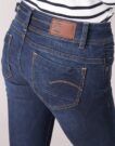 Jeans G-Star Raw MIDGE SADDLE MID STRAIGHT Blu Jeans Donna - 6