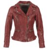 Giacca in pelle  Oakwood  VIDEO  Rosso -   Giacche in pelle Donna