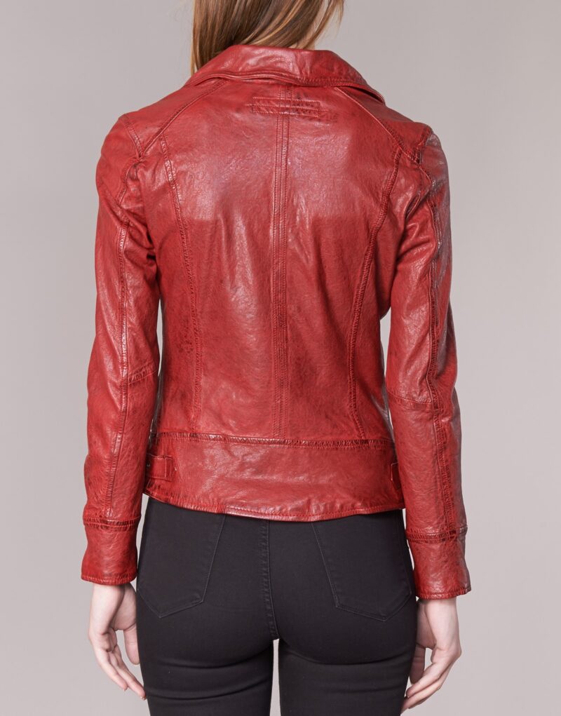 Giacca in pelle Oakwood VIDEO Rosso Giacche in pelle Donna - 5