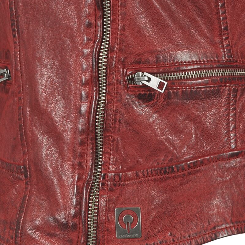 Giacca in pelle Oakwood VIDEO Rosso Giacche in pelle Donna - 7