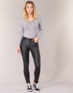 Jeans Slim  Vila  VICOMMIT  Nero Jeans Slim Donna - 2