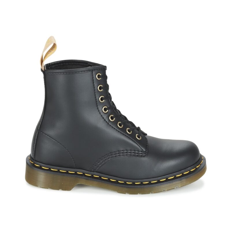 Dr. Martens VEGAN 1460 BLACK FELIX RUB OFF Nero Stivaletti Donna - 2