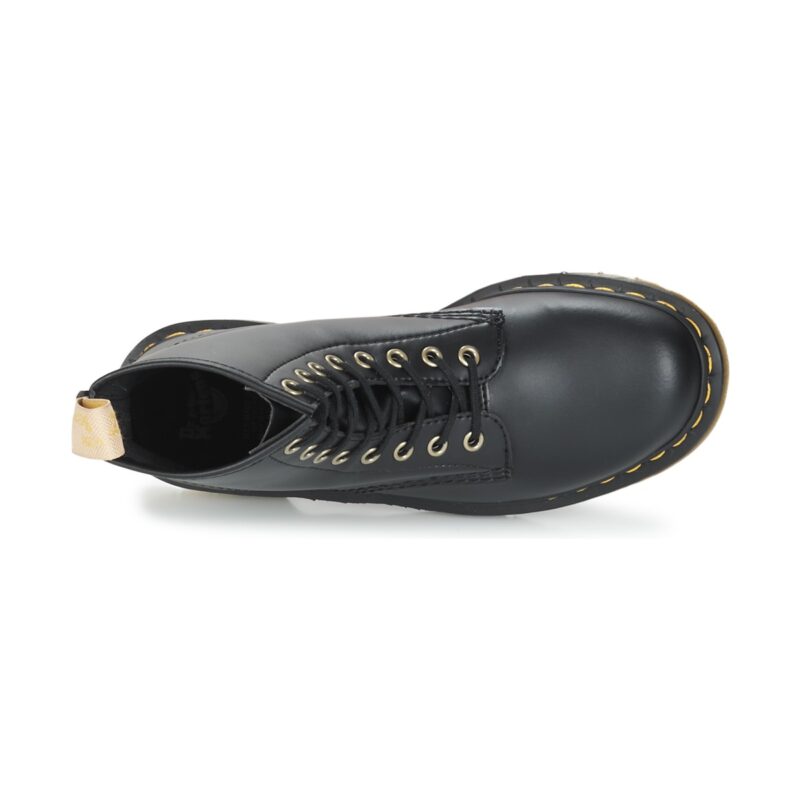 Dr. Martens VEGAN 1460 BLACK FELIX RUB OFF Nero Stivaletti Uomo - 6