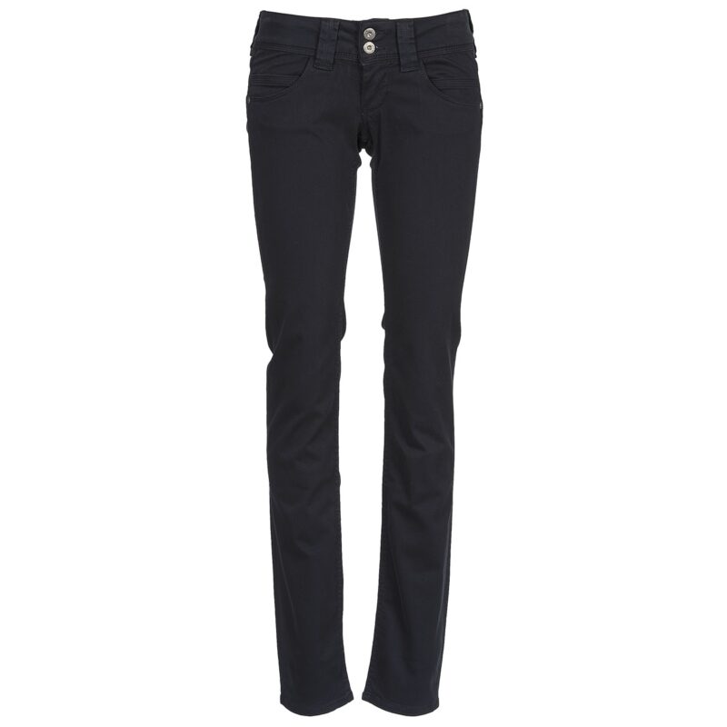 Pantaloni slim  Pepe jeans  VENUS  Nero -  Pantaloni slim Abbigliamento Donna - 1