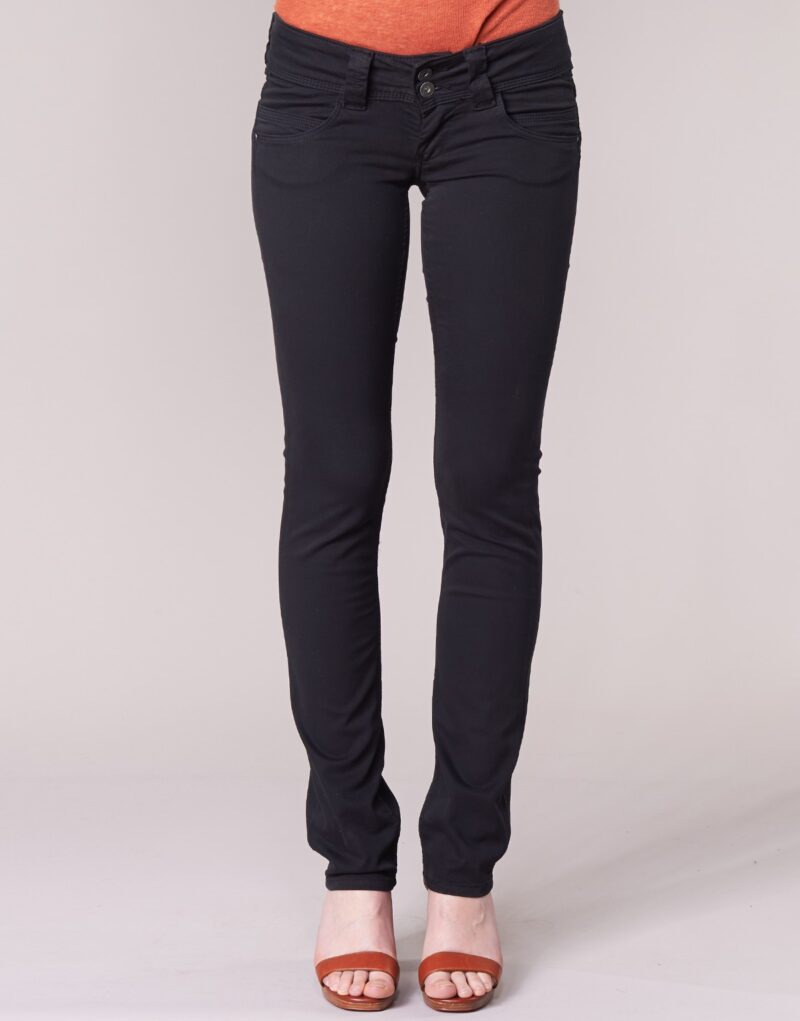 Pantaloni slim  Pepe jeans  VENUS  Nero -  Pantaloni slim Abbigliamento Donna - 4