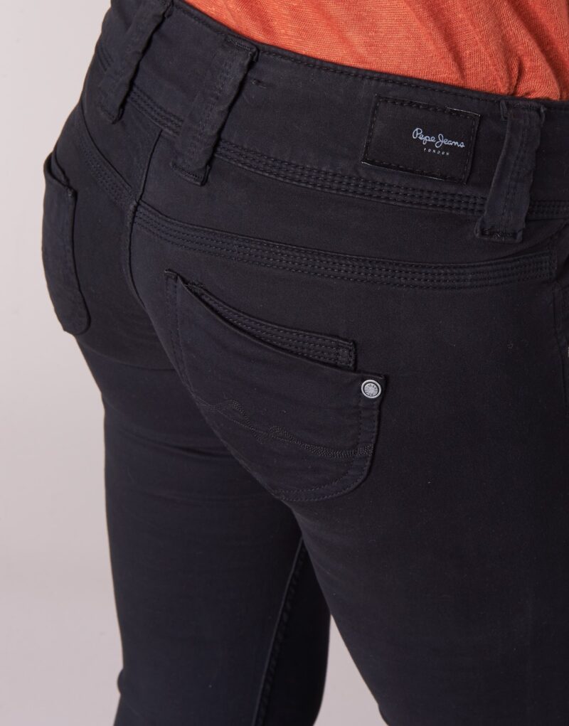 Pantaloni slim  Pepe jeans  VENUS  Nero -  Pantaloni slim Abbigliamento Donna - 6