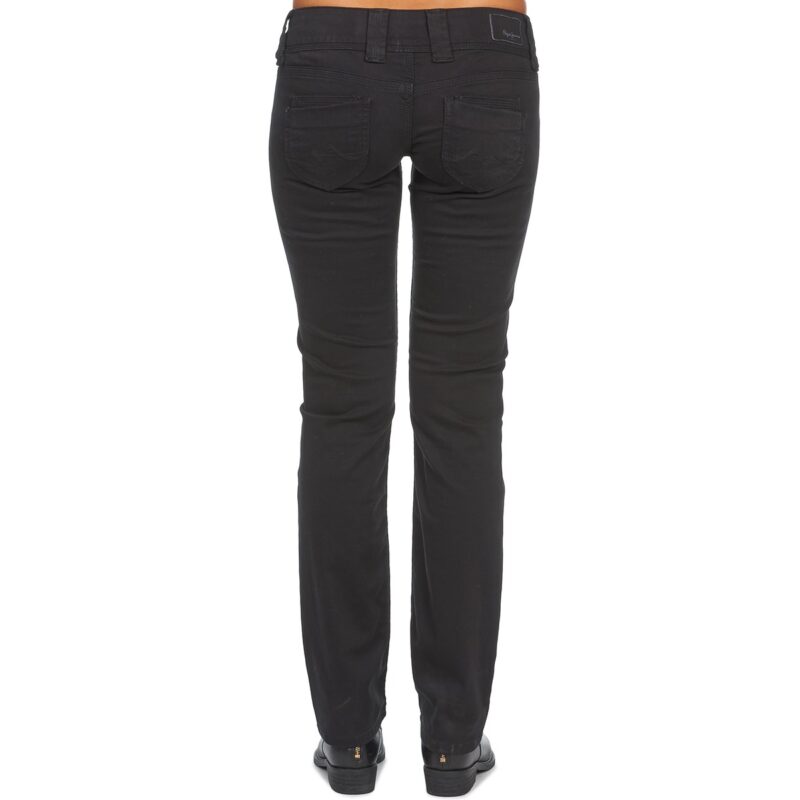 Pantaloni slim  Pepe jeans  VENUS  Nero -  Pantaloni slim Abbigliamento Donna - 7