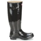 Hunter WOMEN'S ORIGINAL TALL GLOSS Black Rain Boots Women - 2