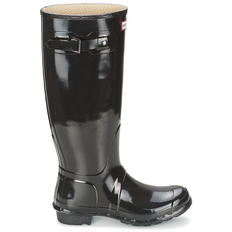 Hunter WOMEN'S ORIGINAL TALL GLOSS Black Rain Boots Women - 2