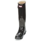 Hunter WOMEN'S ORIGINAL TALL GLOSS Black Rain Boots Women - 3